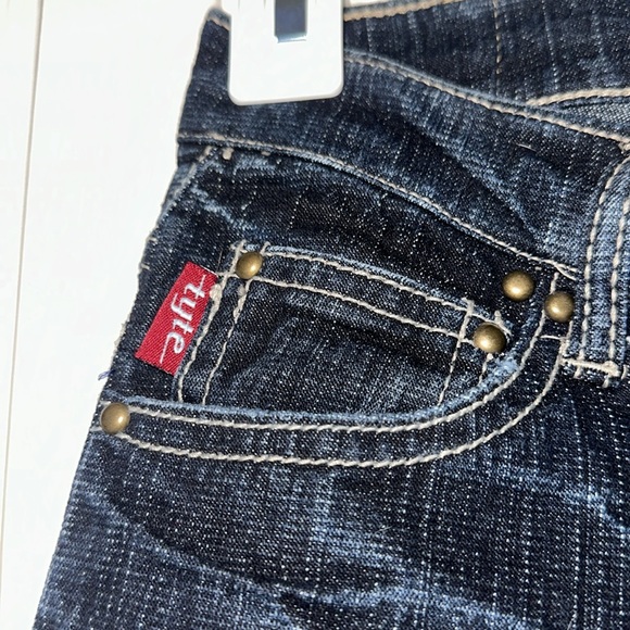 Tyte Jeans Low Rise Dark Wash Bootcut Jeans - Picture 3 of 6